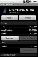Battery Charged Silencer capture d'écran 1