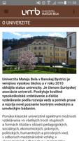 Univerzita Mateja Bela v Bansk capture d'écran 1