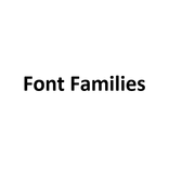 Font Families App