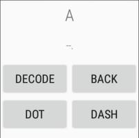 Test Android Wear Morse Code App Affiche