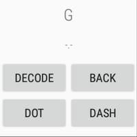 Test Android Wear Morse Code App capture d'écran 1