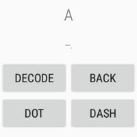 Test Android Wear Morse Code App capture d'écran 2