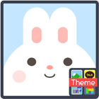 Hello bunny K icon