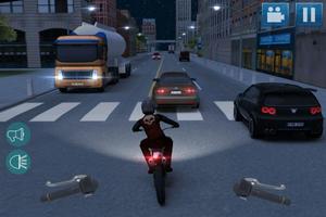 Moto Traffic Dodge 3D imagem de tela 1