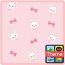 또띠_리본패턴 카카오톡 테마 APK