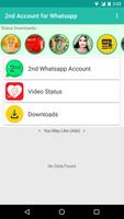 2nd Account for Whatsapp Cartaz