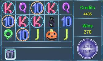 A8  Halloween Slot Machine Affiche