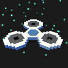 8-bit pixel Spinner-icoon