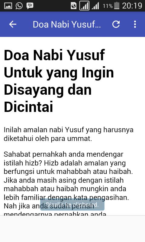 Amalan Doa Nabi Yusuf Fur Android Apk Herunterladen