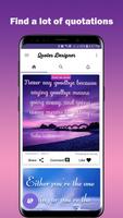 Quotes Designer تصوير الشاشة 1