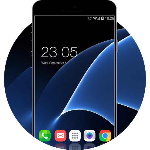 Neat Gentlemen Launcher Theme for Galaxy A5