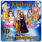 4D Krishna Live Wallpaper icône