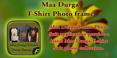 Maa Durga T-Shirt Photo Maker Affiche