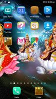 4D Saraswati Live Wallpaper imagem de tela 1