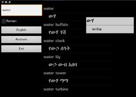 Amharic English Dictionary poster