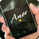 Amor Eiffel Tower Red Font Emoji Keyboard APK