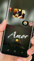 Amor Eiffel Tower Red Font Emoji Keyboard screenshot 2