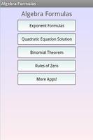 Algebra Formulas penulis hantaran