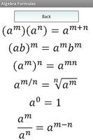Algebra Formulas syot layar 1