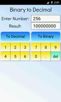 Binary to Decimal Converter syot layar 2