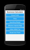 Business Calculator Affiche