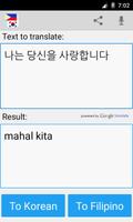 Filipino-coreano Tradutor imagem de tela 2