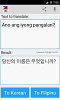 Filipiński Koreański Tłumacz screenshot 3