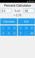 Percent Calculator اسکرین شاٹ 2