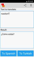 Traducteur Espagnol Turc Affiche