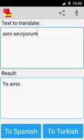 Turki Spanyol translator screenshot 2