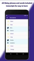 SPEAK MALAY - Learn Malay स्क्रीनशॉट 2