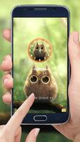 Cute vivid owl theme capture d'écran 1