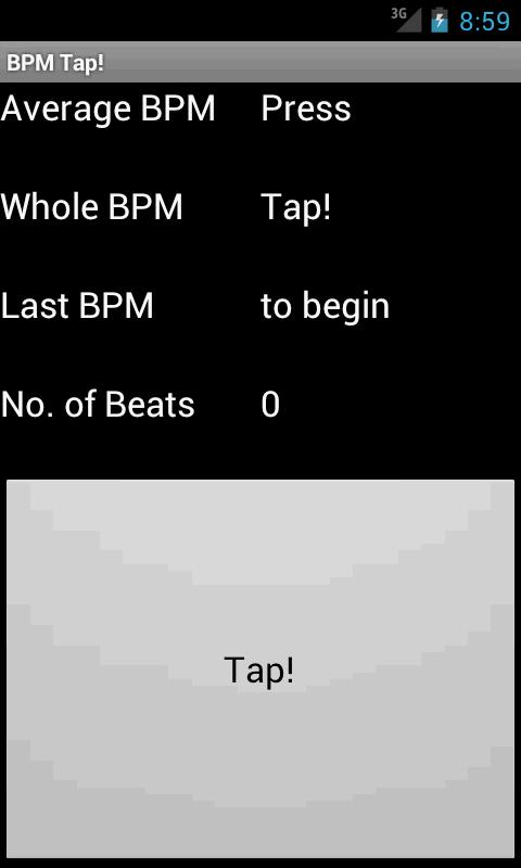 Tap bpm. BPM tap Android. Таблица дилей по БПМ. BPM tap Android Lamps.