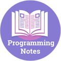 Programming Notes