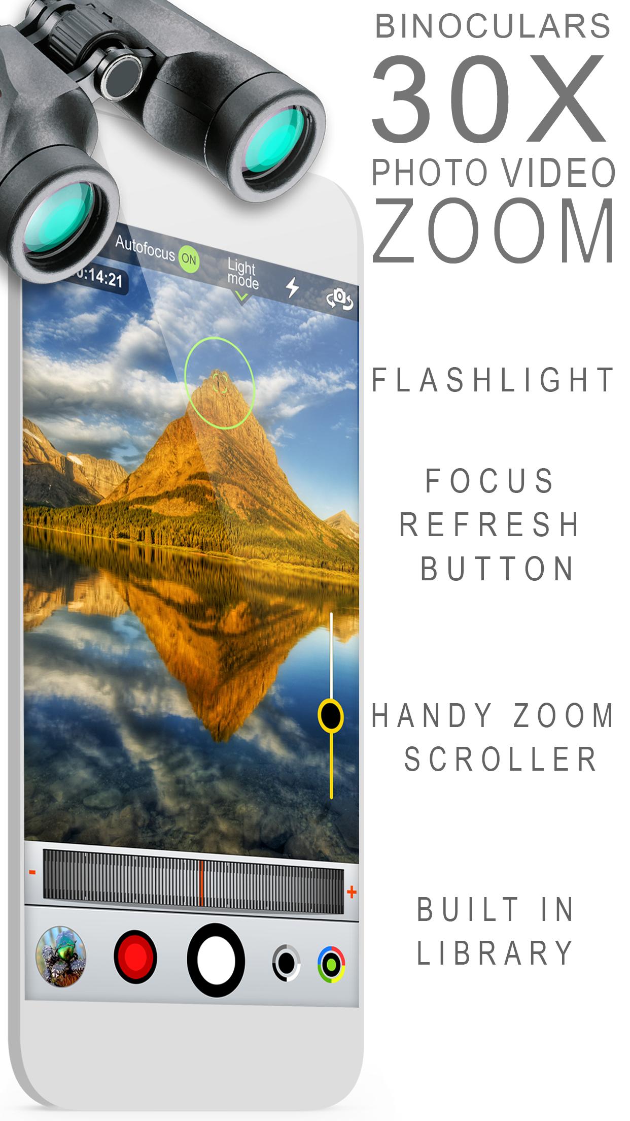 Binoculars 30x Zoom 1.3.4 APK Download - Android Photography Apps