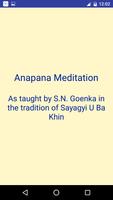 Anapana Meditation 海报