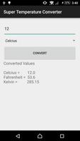 Super Temperature Converter screenshot 1