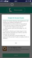 Snake on screen - Show snake in home screen ! capture d'écran 1
