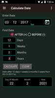 Age and Date Calculator imagem de tela 2