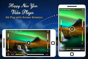 Happy New Year Video Player 2018 - MAX Player 2018 capture d'écran 3