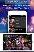 Happy New Year Video Player 2018 - MAX Player 2018 capture d'écran 1