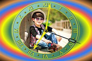 Clock Photo Frame poster