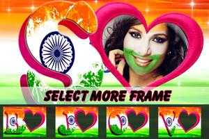 3D Indian Flag Letter photo capture d'écran 2
