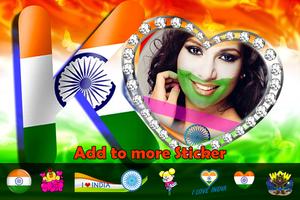 Indian Flag Letter Alphabets Photo capture d'écran 3
