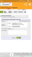 Android Creator Pro: Web2Apk Screenshot 1