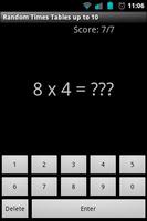 Tiny Times Tables capture d'écran 1