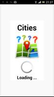 Geography: game cities Affiche