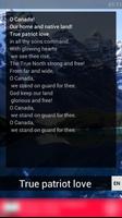 O Canada (anthem of Canada) screenshot 2