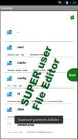 Super user file Editor Plakat