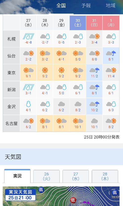 天気 予報 気象庁